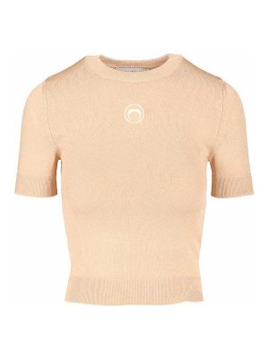 MARINE SERRE: Tops und Tank Tops - Top - Beige