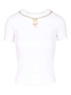 MARINE SERRE: Camisetas - Camiseta - Blanco