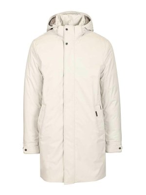 MOORER: padded jackets - Vermont-Ads Long Down Jacket