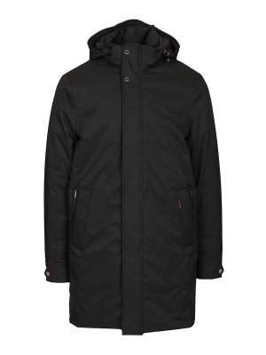 MOORER: padded jackets - Vermont-Ads Long Down Jacket