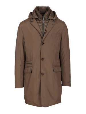 MOORER: padded coats - Smooth Coat
