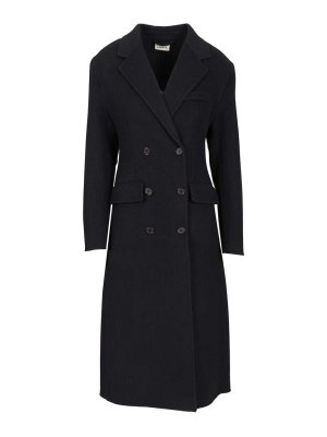 P.A.R.O.S.H.: knee length coats - Double-Breasted Coat