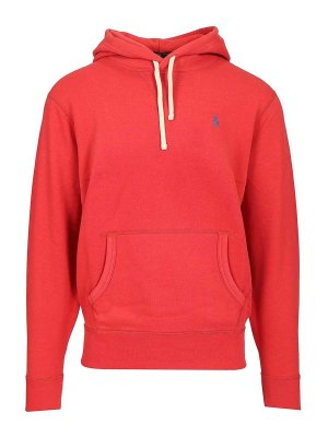 POLO RALPH LAUREN: スウェット＆セーター - スウェットシャツ/セーター - 赤