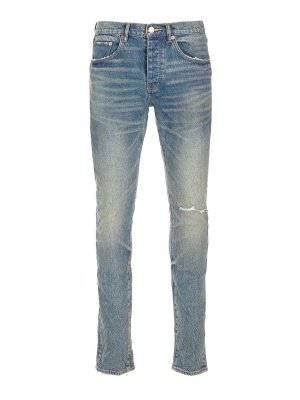 PURPLE BRAND: straight leg jeans - Vintage Blowout Jeans