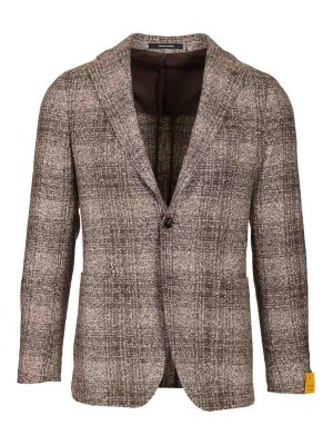 TAGLIATORE: blazers - Blazer In Wool And Silk Jersey