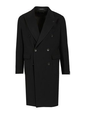 TAGLIATORE: knee length coats - London Double-Breasted Coat