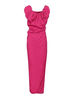 VIVIENNE WESTWOOD: ニーレングスドレス - 膝丈ドレス - Long Ginnie Amber