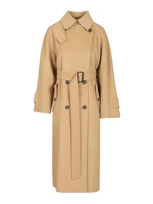 WEEKEND MAX MARA: ロングコート - ロングコート - ブラウン