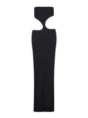 LOUISA BALLOU: ニーレングスドレス - 膝丈ドレス - 黒