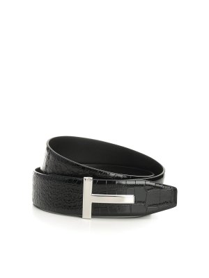 TOM FORD: Cinturones - Cinturón - Negro