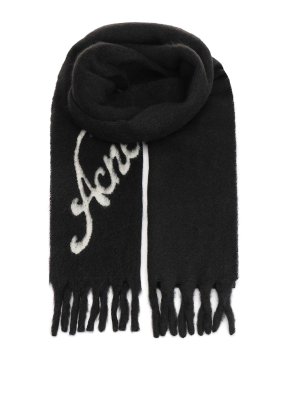 Acne Studios: Schals - Schal - Schwarz