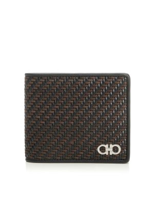 FERRAGAMO: wallets & purses - Wallet With Woven Pattern