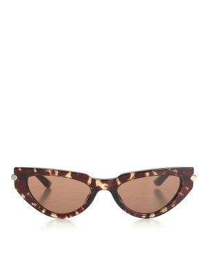 ALEXANDER MCQUEEN: sunglasses - Cat-Eye T-Bar Icon Sunglasses