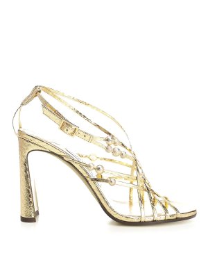 JIMMY CHOO: Sandalen - Sandalen - Gold