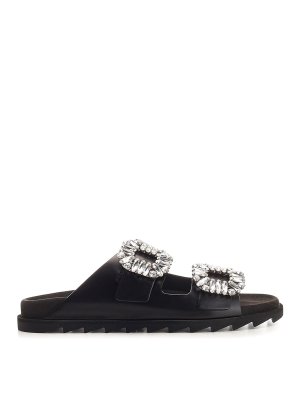 ROGER VIVIER: Mules - Mules - Schwarz