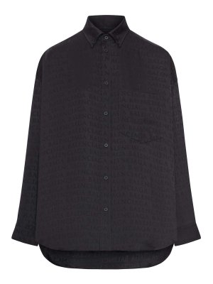 BALENCIAGA: shirts - Fluid Viscose Shirt