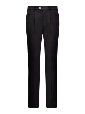 BRUNELLO CUCINELLI: カジュアルトラウザー - カジュアルパンツ - 黒