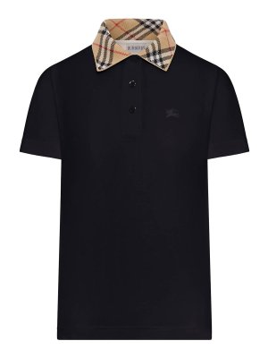 BURBERRY: Poloshirts - Poloshirt - Schwarz