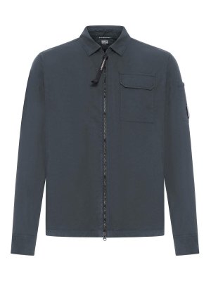 C.P. COMPANY: camicie - Sovracamicia in Gabardine Organica