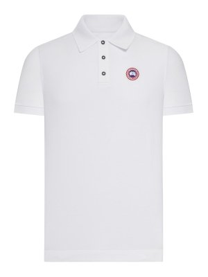 Canada Goose: polo shirts - Beckley Polo Shirt In Structured Cotton