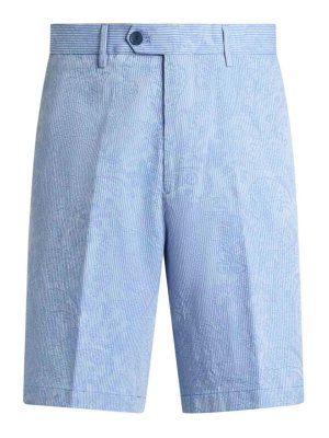 ETRO: トラウザーショーツ - ショートパンツ - マルチカラー