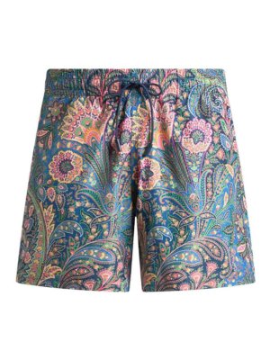 ETRO: one-piece - Floral Paisley Pattern Swimsuit