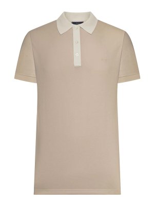FAY: polo shirts - Cotton Piquet Polo Shirt