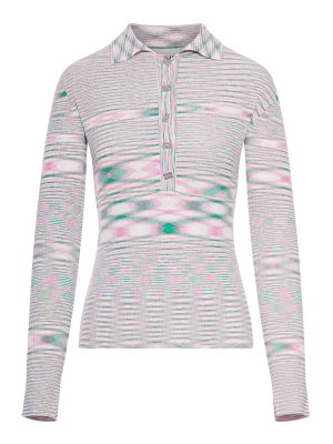 GANNI: Poloshirts - Poloshirt - Rosa