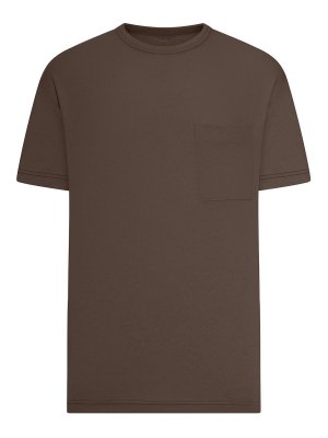LEMAIRE: t-shirts - Short-Sleeved Boxy T-Shirt In Heavy Jersey