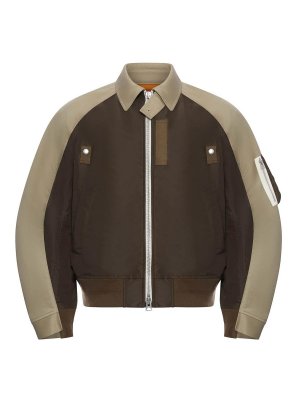 Sacai: カジュアルトラウザー - カジュアルパンツ - ブラウン