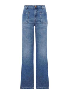 SEAFARER: Jeans patte d'éléphant - Jean Évasé - Bleu