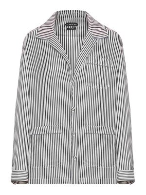 TOM FORD: camicie - Camicia in seta a righe
