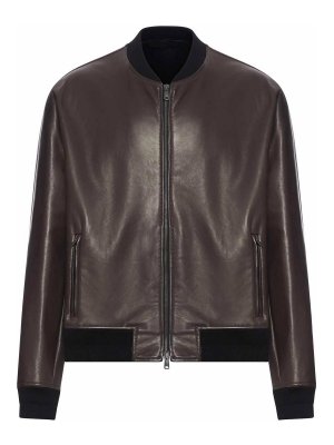 SALVATORE SANTORO: レザージャケット - レザージャケット - ブラウン