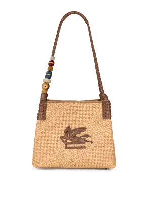 ETRO: Handtaschen - Shopper - Nude