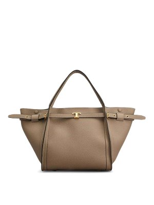 TOD'S: Handtaschen - Shopper - Nude