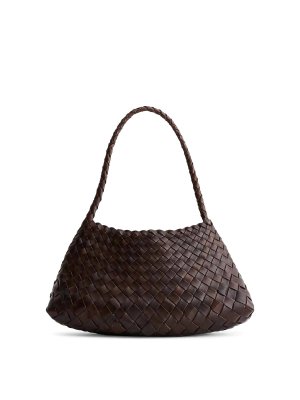 DRAGON DIFFUSION: shopper - Mini Bag Rosanna In Pelle Intrecciata