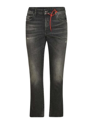 DIESEL: Straight Leg Jeans - Straight Leg Jeans - Blau