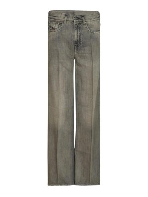 DIESEL: Jeans Rectos - Vaqueros Rectos - Gris