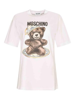MOSCHINO: Camisetas - Camiseta - Blanco