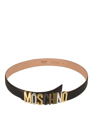 MOSCHINO: Cinturones - Cinturón - Negro