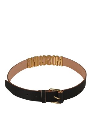 MOSCHINO: Cinturones - Cinturón - Negro