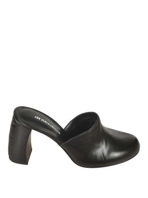 ANN DEMEULEMEESTER: Zapatos chinelas - Chinelas - Negro