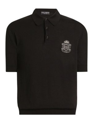 DOLCE & GABBANA: Poloshirts - Poloshirt - Schwarz