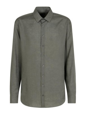 GIORGIO ARMANI: Chemises - Chemise - Noir