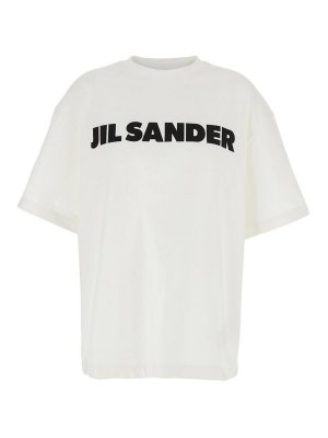 JIL SANDER: t-shirts - Short-sleeved cotton T-shirt