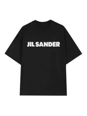 JIL SANDER: t-shirts - Short-sleeved cotton T-shirt
