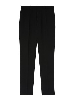 JIL SANDER: pantaloni casual - Pantaloni in cotone a gamba dritta
