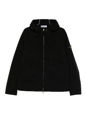 STONE ISLAND: パーカー - パーカー - 黒