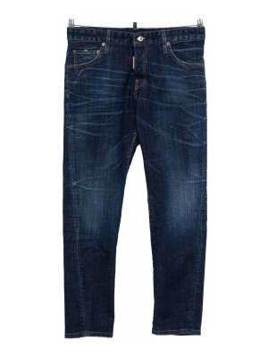DSQUARED2: straight leg jeans - Straight-leg denim jeans