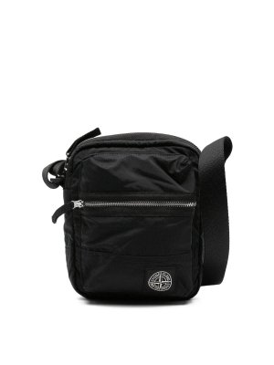 STONE ISLAND: Sacs portés épaule  - Sac Porté Épaule - Noir
